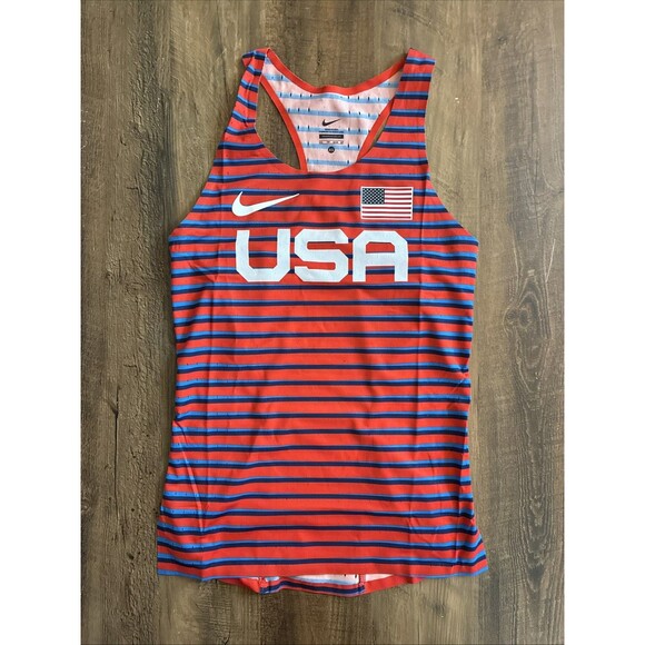 Nike Women Size XS Pro Elite Team USA Track & Field Running Singlet AO8722-XXX - Picture 1 of 6